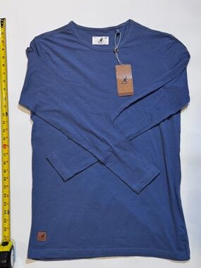 NWT Boys Kangol Long-Sleeve Crewneck T-Shirt Size Small